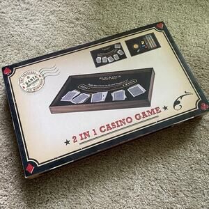 2 in 1 Casino Games, New in box, Blackjack + Roulette, Adult Game Night